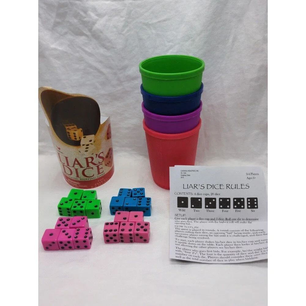 Liars Dice Classic Bluffing Game
